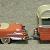 1956 Pontiac convertible & Shasta trailer